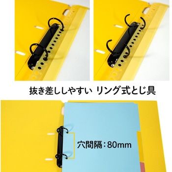 2リングファイル ワイド表紙 プラス(文具)