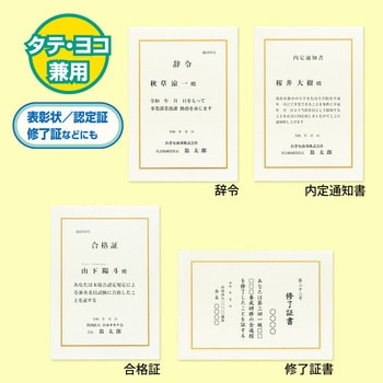 OA対応辞令・賞状用紙 オキナ その他申請書 【通販モノタロウ】