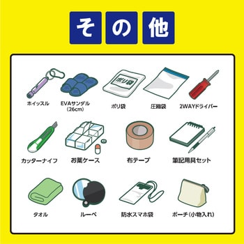 BRS-33 防災リュック 33点セット 1人用 1個 アイリスオーヤマ 【通販