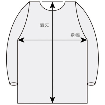 ESD袖付エプロン ホーザン