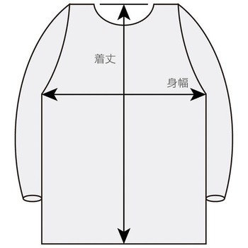 ESD袖付エプロン ホーザン