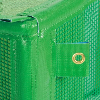 自立ゴミ枠Ⅱ 折りたたみ式 緑 テラモト 集積保管用ゴミ箱 【通販