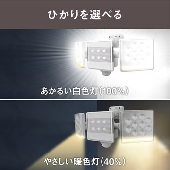 LED-AC2030 12W×2灯フリーアーム式LEDセンサーライト リモコン付