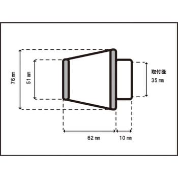 14-6149 パワーフィルター ラウンドタイプ(クリアカバー付) 35mm 汎用