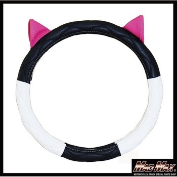 CH1-22117-M ネコ耳 ハンドルカバー ソフトレザー シングルステッチ Mサイズ MAD MAX(マッドマックス) 55590554