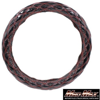 ハンドルカバー ダブルステッチ つやありエナメル 2HS キルトハンドルカバー Luster(ラスター) MAD MAX(マッドマックス)