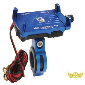 MM50-0413-BL ��֎ԗp USB�t�� �A���~���X�}�z�z���_�[ USB �o�C�N�z���_�[ MAD MAX(�}�b�h�}�b�N�X) �ėp 55601063