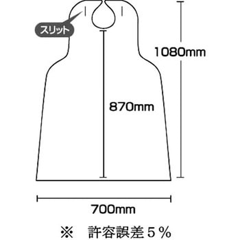 らくらく食事用エプロン グローブマニア(川西工業)