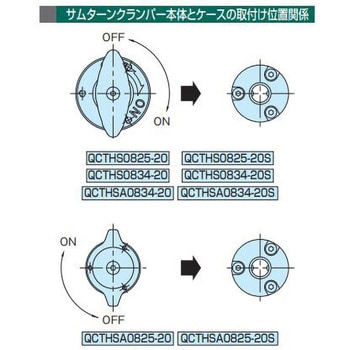 QCTHS0834-B サムターンクランパー ストロング用ケース 1個 イマオ