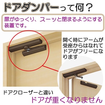 木製ドア専用 ドアダンパー WAKI