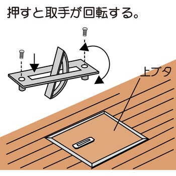 ステンレス回転取手 大 WAKI