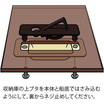 ダイカスト半回転取手 タキロンタイプ WAKI