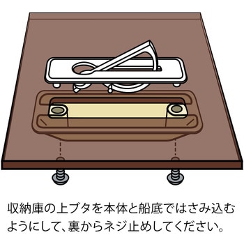 ダイカスト回転取手 WAKI