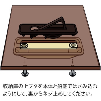ダイカスト回転取手 WAKI