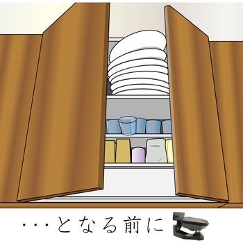 耐震ラッチ スタンダードタイプ 開き戸用 WAKI(和気産業)