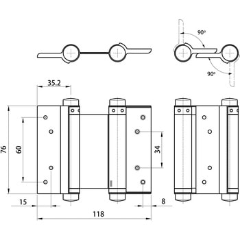 自由丁番 WAKI(和気産業)