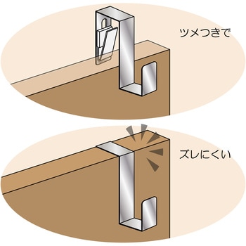 ズレにくいZ型フック WAKI