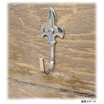 ニッケル装飾フック プレーン WAKI(和気産業)