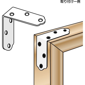 カラー隅金 金折 WAKI