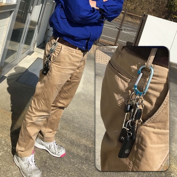 3リング付ナスカン WAKI