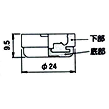 イス脚に打つ! 取替用 打ち込み式ウレタン WAKI(和気産業)