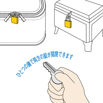 ワンピなど最旬ア！ aiai 南京錠 同一キー アイアイ 【通販モノタロウ】 トップス