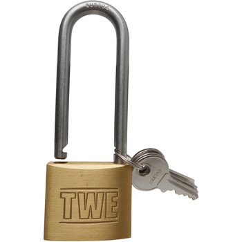 TWE ステンレス吊長 南京錠 アイアイ