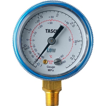 TA141M 高精度圧力計(低圧側) タスコ(TASCO) ゲージ径50mm TA141M