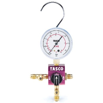 ボールバルブ式シングルマニホールドバルブ付チャージホース仕様キット TASCO(タスコ)
