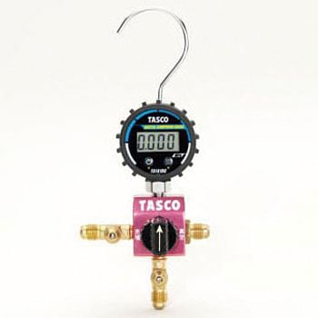 TA123DG ボールバルブ式デジタルシングルマニホールド タスコ(TASCO) 冷暖兼用 ゲージ径60mm TA123DG - 【通販モノタロウ】