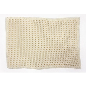 ワッフルバスマット 45×60cm アイボリー マルナカ
