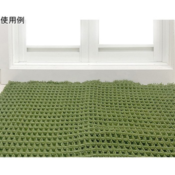ワッフルバスマット 45×60cm グリーン マルナカ