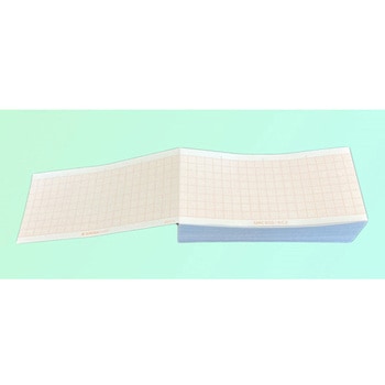 心電図記録紙 50mm巾×100mm折 全長30m 1箱 10冊入 KOKUSAI(国際チャート)