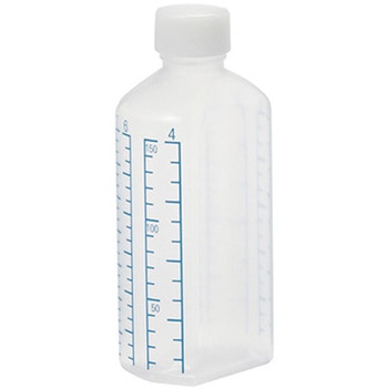投薬瓶 青目盛 150ml/未滅菌 100本入 アズワン