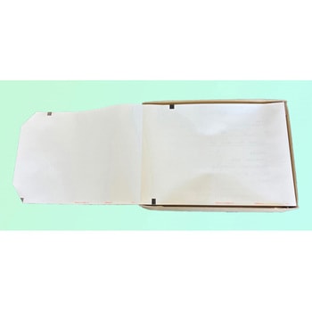 心電図記録紙 210mm巾×295mm折 全長100m 表面白紙・裏面カルテ有 KOKUSAI(国際チャート)