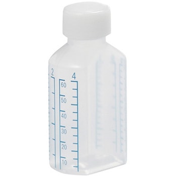 投薬瓶 青目盛 60ml/滅菌 200本入 アズワン