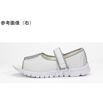 抗ウイルスαシリーズWG503α 片足 左 グレー SS 21.0～21.5cm マリアンヌ製靴