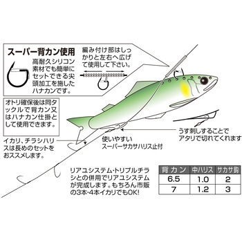 リアユシステム 背カンリグ RS-11 カツイチ