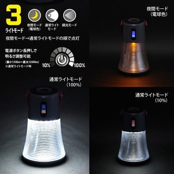 デジタルインジケーター付き充電式ランタン エナジャイザー
