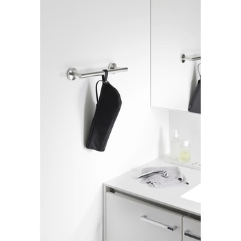 耐熱ヘアーアイロンポーチ タワー M ブラック 山崎実業