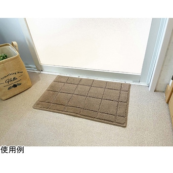 日本製 抗菌防臭&吸水速乾バスマット レチカータ Sサイズ 30×50cm ベージュ マルナカ