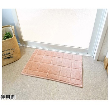 日本製 抗菌防臭&吸水速乾バスマット レチカータ Sサイズ 30×50cm ピンク マルナカ