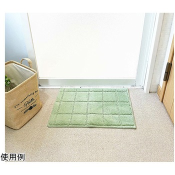 日本製 抗菌防臭&吸水速乾バスマット レチカータ Sサイズ 30×50cm グリーン マルナカ