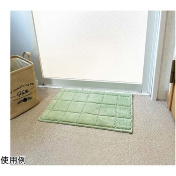 日本製 抗菌防臭&吸水速乾バスマット レチカータ Sサイズ 30×50cm グリーン マルナカ