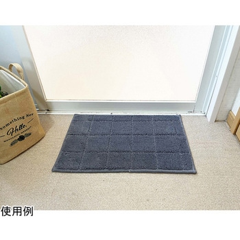 日本製 抗菌防臭&吸水速乾バスマット レチカータ Sサイズ 30×50cm ブルーグレイ マルナカ