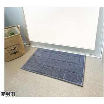 日本製 抗菌防臭&吸水速乾バスマット レチカータ Sサイズ 30×50cm ブルーグレイ マルナカ