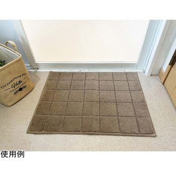 日本製 抗菌防臭&吸水速乾バスマット レチカータ Mサイズ 45×60cm ベージュ マルナカ
