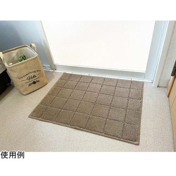 日本製 抗菌防臭&吸水速乾バスマット レチカータ Mサイズ 45×60cm ベージュ マルナカ