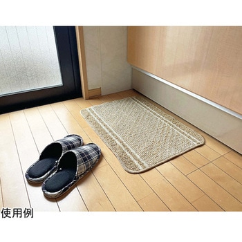 日本製バスマット：コットンライン 45×60cm ベージュ - マルナカ