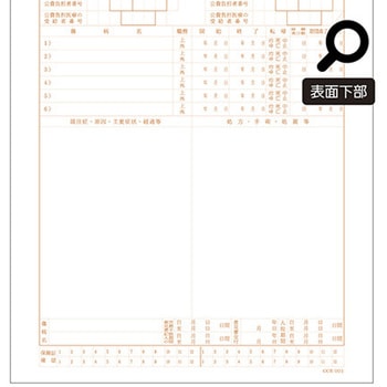 診療録 A4 社保1号紙 11号 10冊入 アズワン